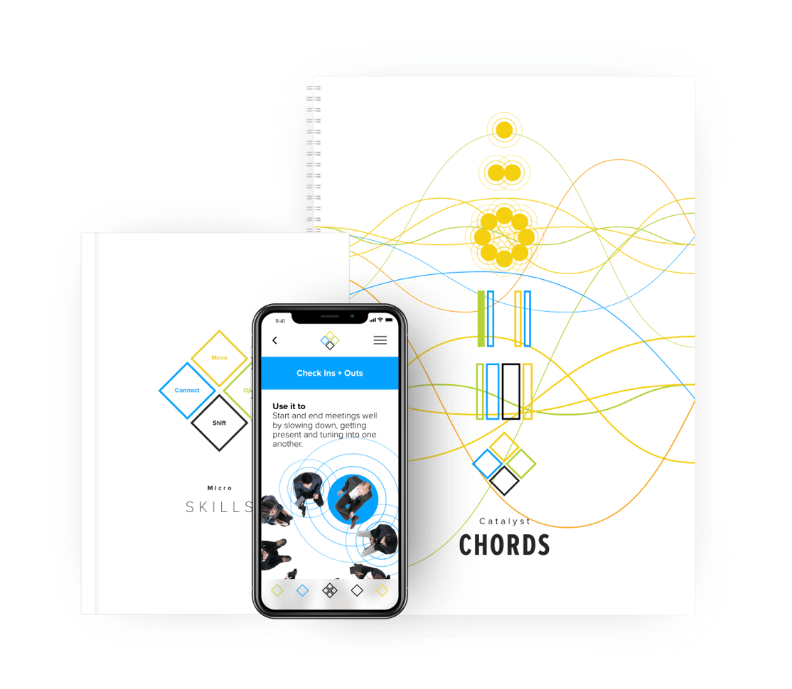 the printed and digital assets for the Catalyst Chords program