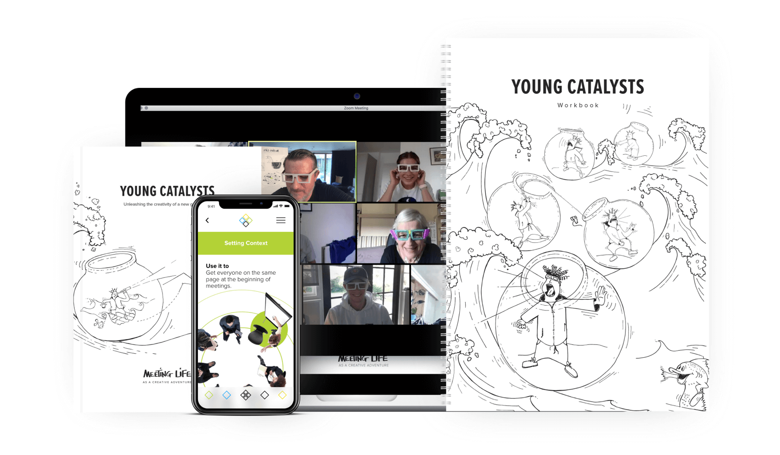 the printed and digital assets for the Young Catakyst program